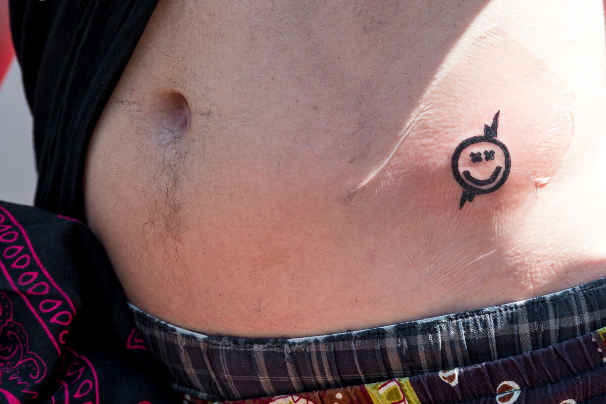Nürnberg Tattoos stechen bei "Rock im Park" Ausgefallene Motive oder