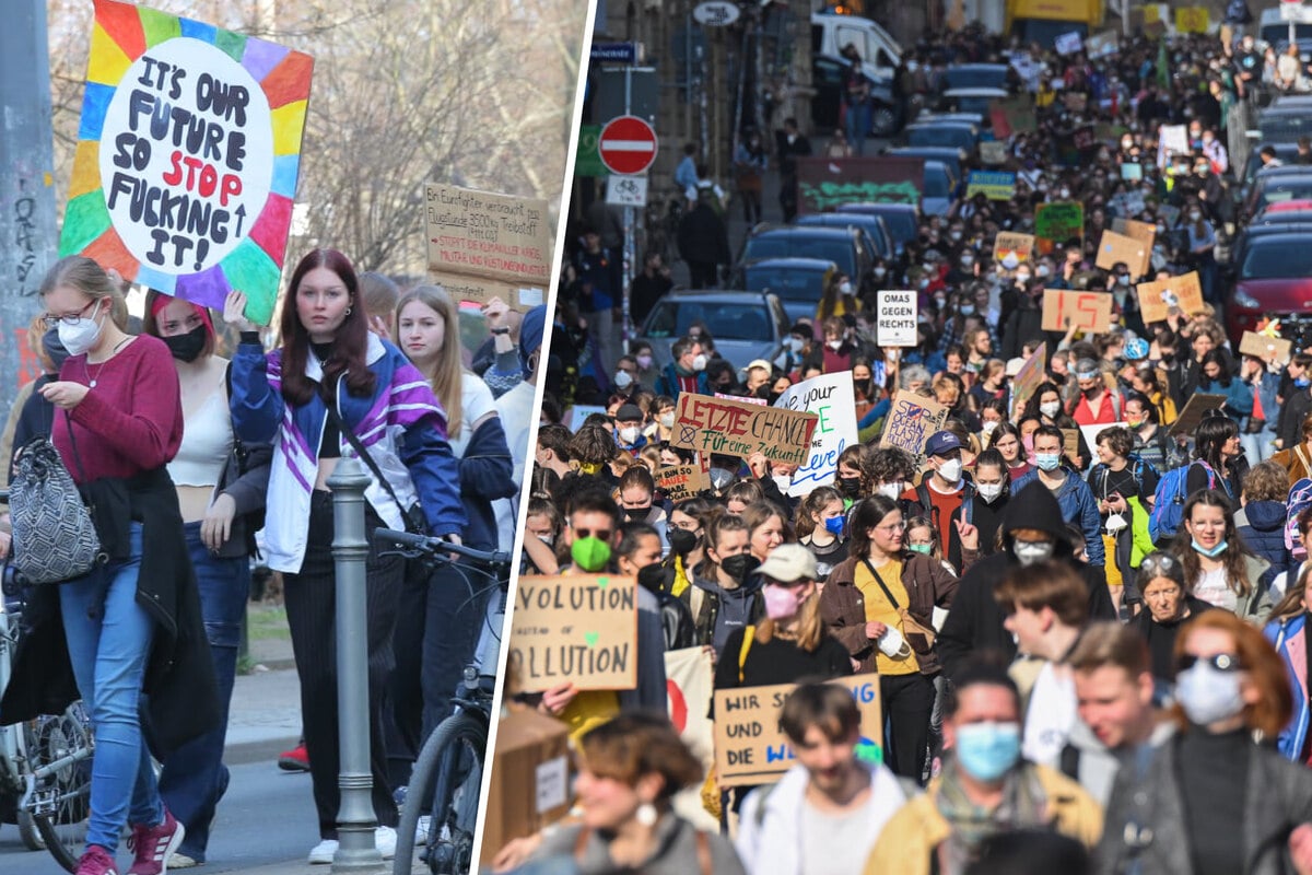 "Fridays For Future" In Dresden: Tausende Gehen Für Frieden Und Gegen ...