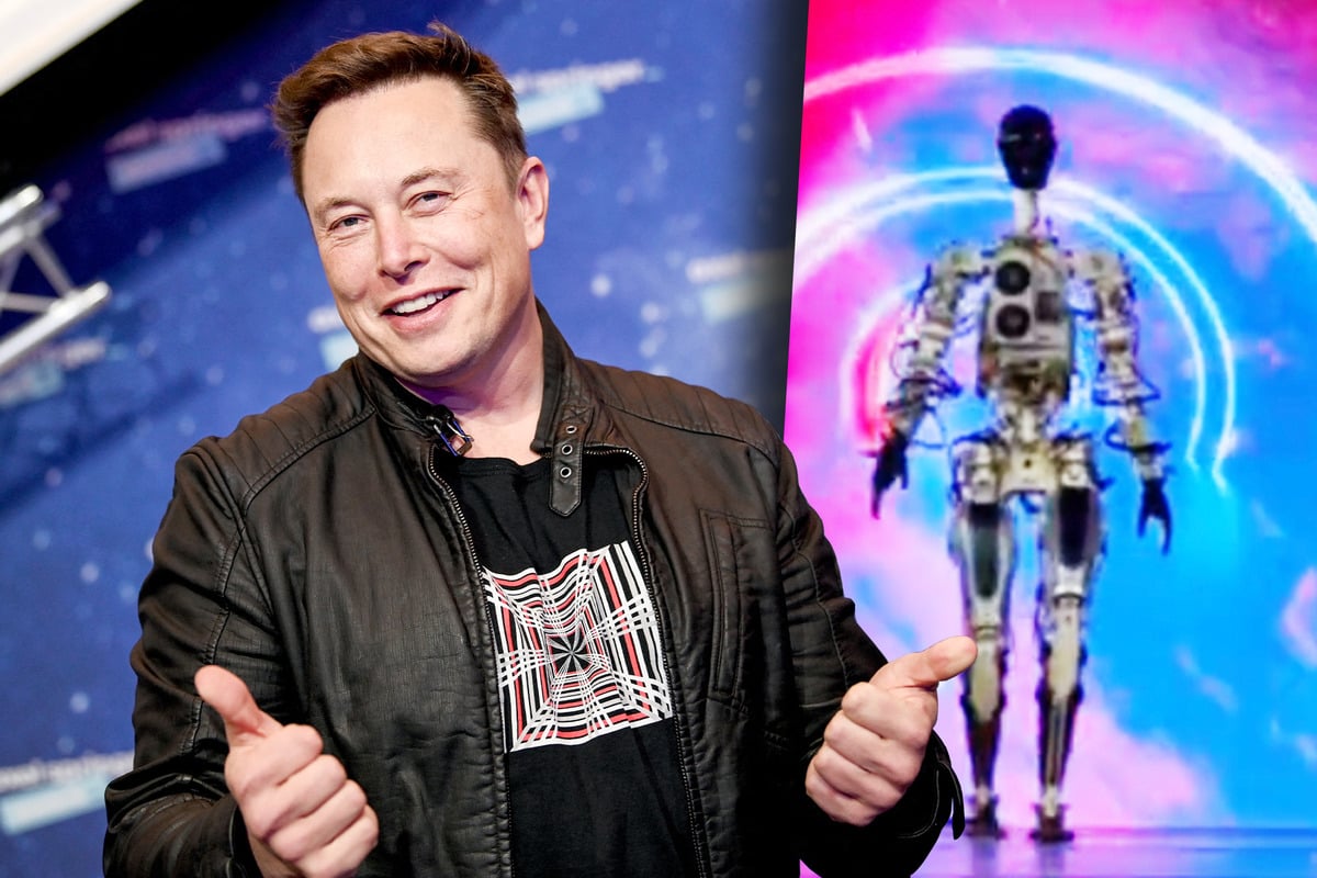 Elon Musk stuns Tesla AI attendees with creepy, human-like robot | TAG24