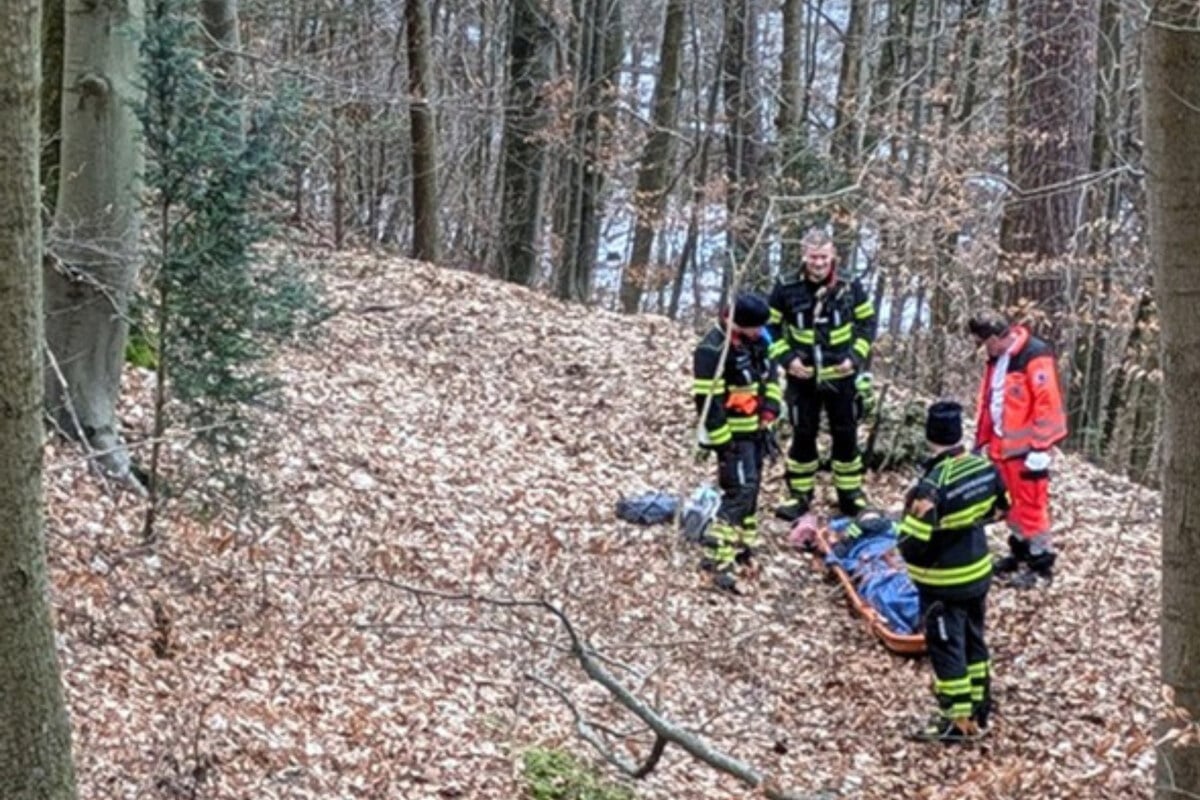 Spaziergang-wird-zum-Albtraum-Feuerwehr-befreit-verletzte-Frau-aus-Waldst-ck
