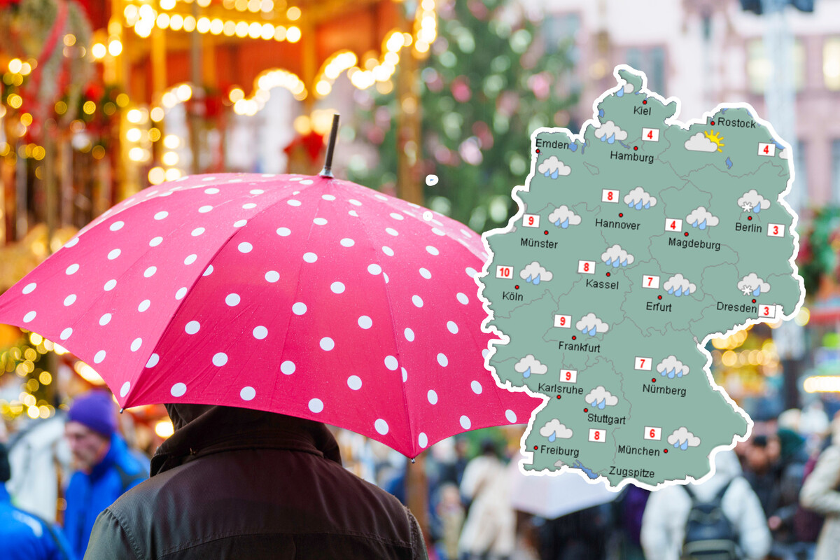 Schnee adieu! Das WeihnachtsWetter in Deutschland wird mild und