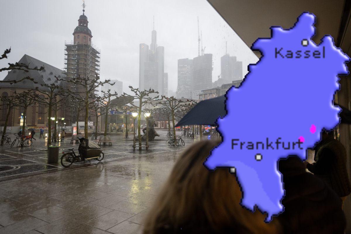 Wetter in Hessen: Warnung vor Sturmböen und unwetterartigem Dauerregen!
