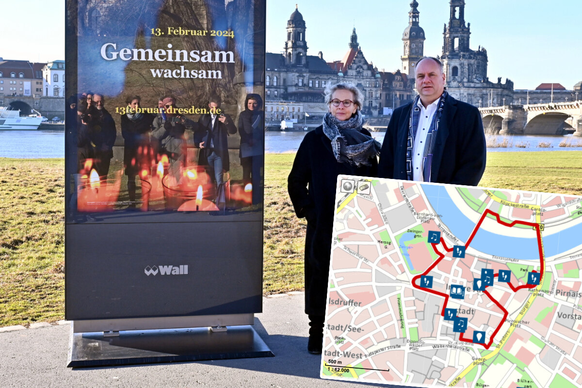13. Februar in Dresden: Alle Infos rund um Menschenkette, Programm und Demos