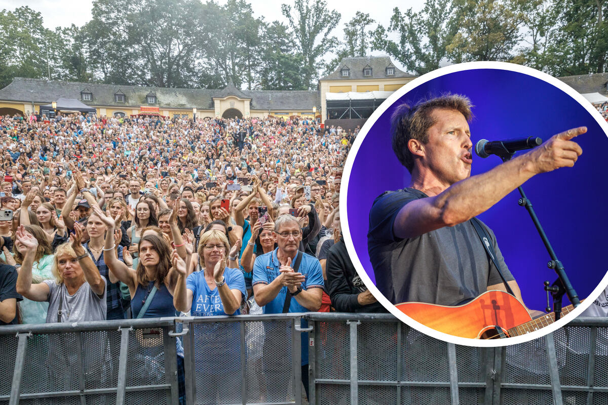 Volle Garde beim Konzert eines Weltstars: James Blunt zieht drei Generationen an