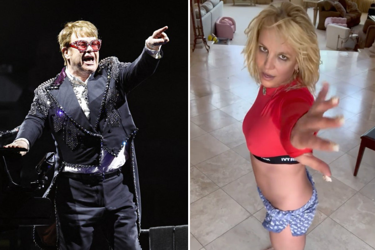 Britney Spears And Elton John Are Working On An Original Collab 0516