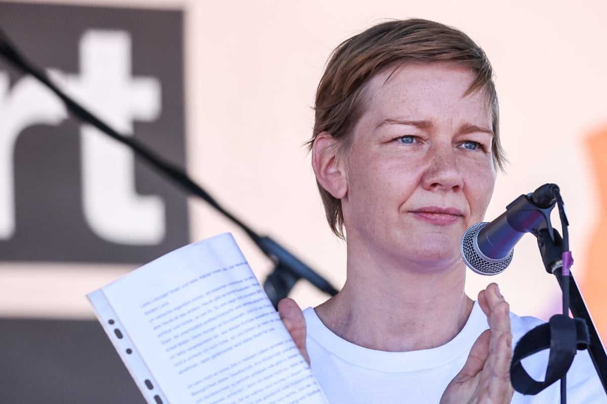 Sandra Hüller warnt vor Rechtsextremismus: "Für mich haben diese Leute schon verloren"