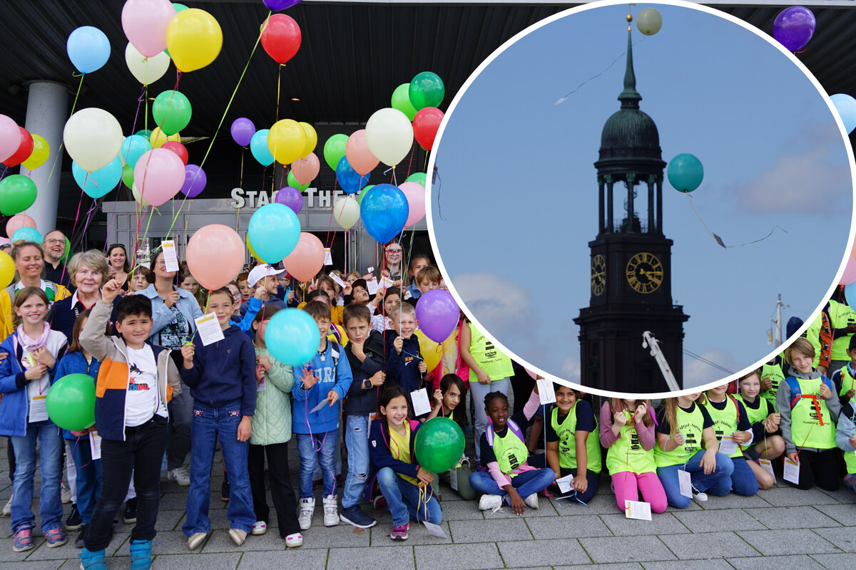 Hunderte Ballons am Himmel: Diese wichtige Botschaft steckt dahinter