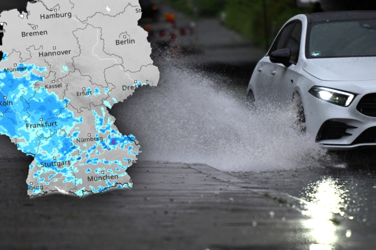 Starkregen, Gewitter und Unwetter dominieren Deutschland: Hier drohen sogar Sturzfluten