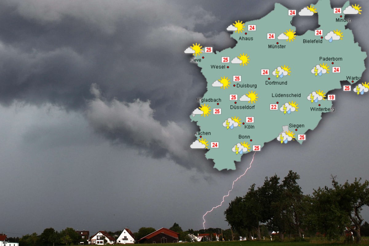 Hagel, Starkregen Und Sturmböen In NRW: Auch Lokale Unwetter Möglich