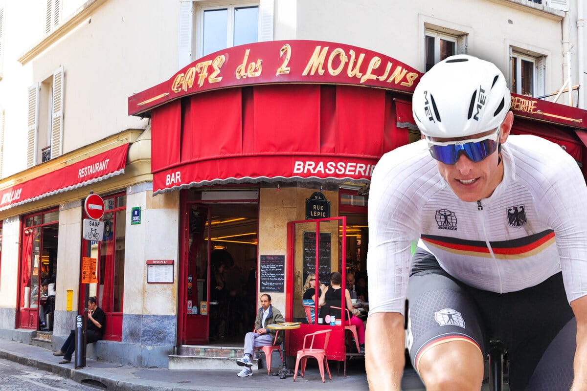 Im weltberühmten Café aus "Die fabelhafte Welt der Amélie": Deutscher Rad-Star muss Pipi und wird gefeiert