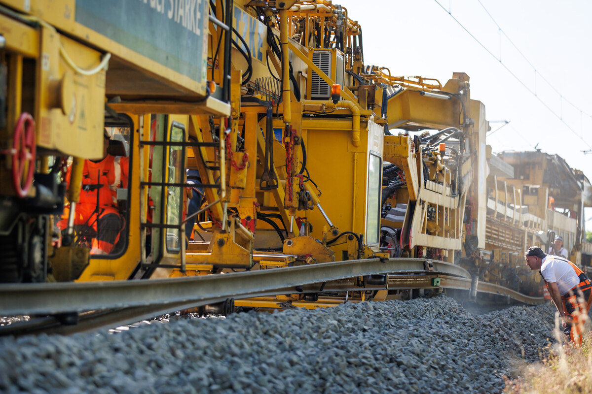 Züge sollen zuverlässiger werden: stark befahrene Bahnstrecke wird modernisiert