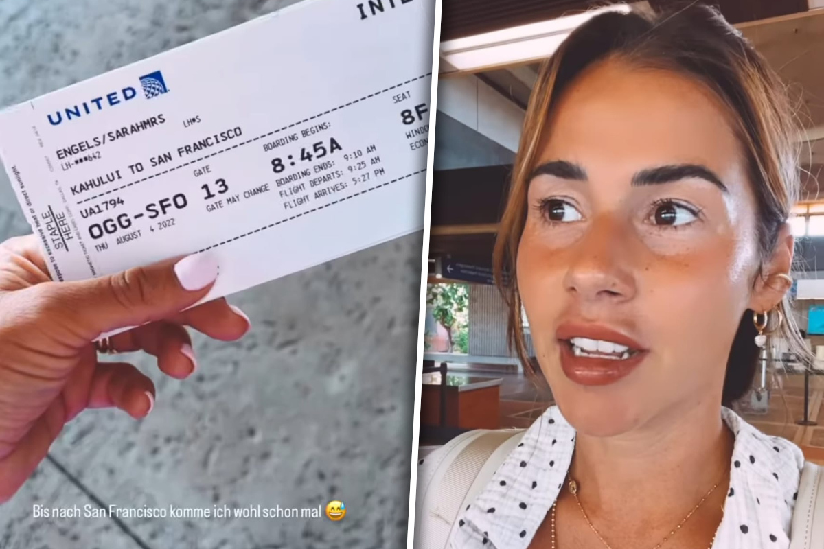 Sarah Engels experiences a nasty surprise at the airport in Hawaii: her return flight is in danger!