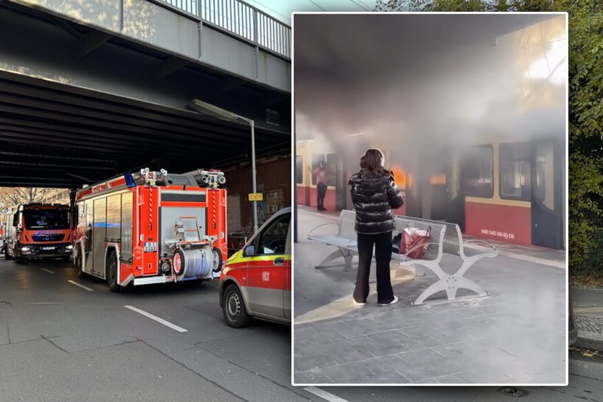 Berlin: S-Bahn Brennt In Bellevue - Zugverkehr Lahmgelegt