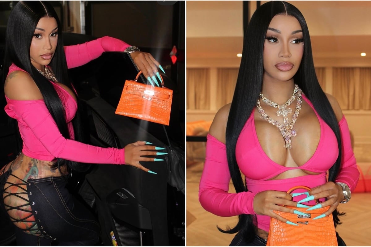 Cardi B celebrates Knicks championship win with racy 'fit check: "It's always my turn"