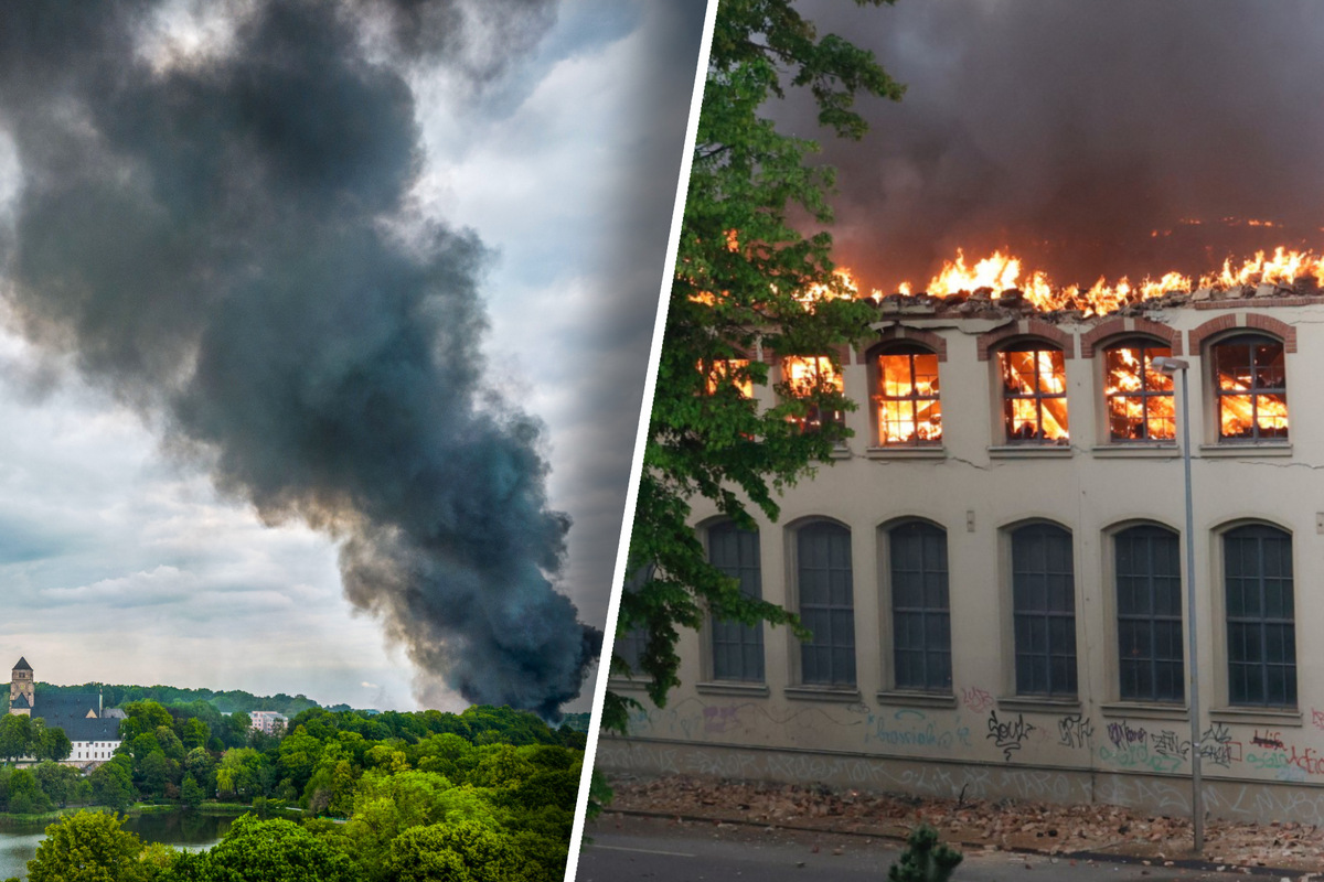 Großbrand in Chemnitz: Explosionsgefahr gebannt, aber Feuer weiter nicht gelöscht