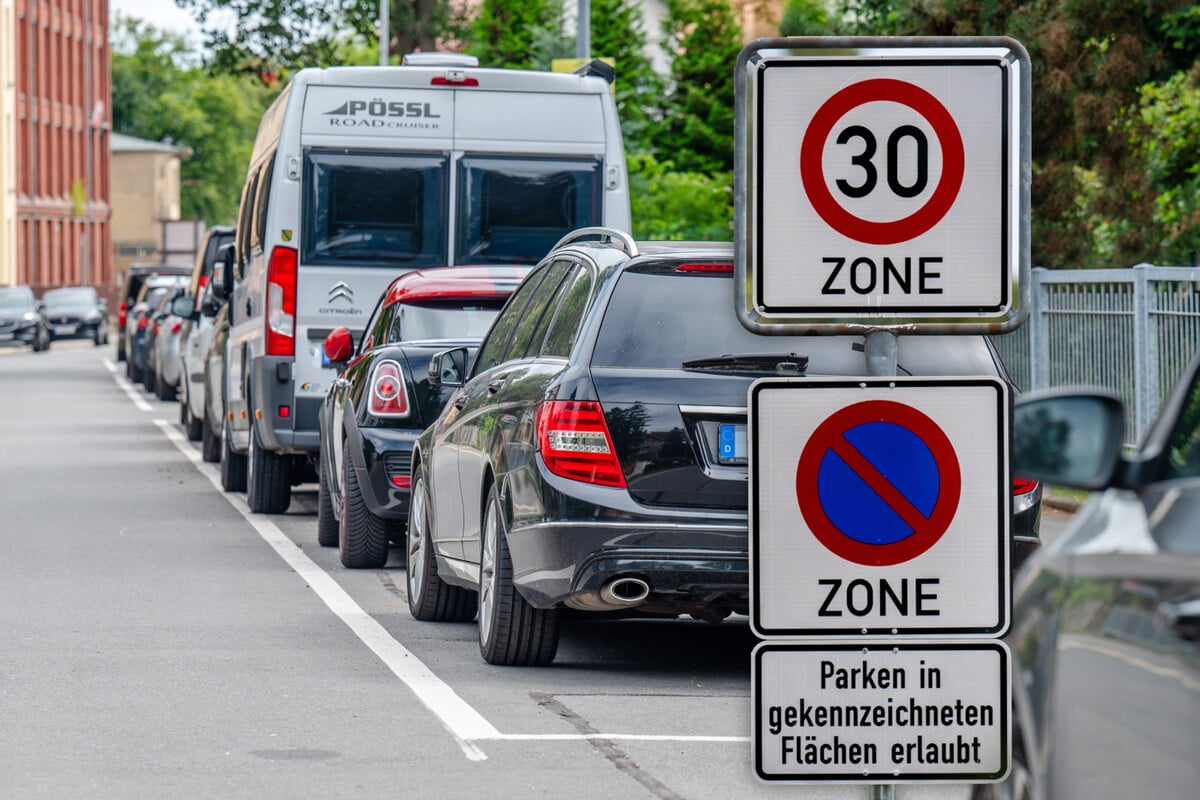 Chemnitz: Hier macht die Stadt Jagd auf Falschparker