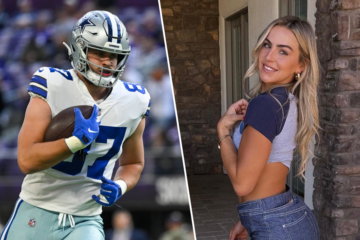 During the Cowboys' bye week, Haley Cavinder and Jake Ferguson feed  relationship rumors. 