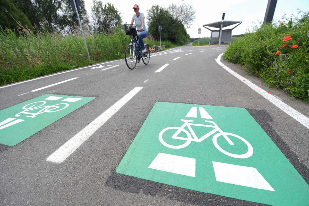Mehrere Rad-Schnellstraßen in Sachsen geplant: So lange wird das Vorhaben wohl dauern