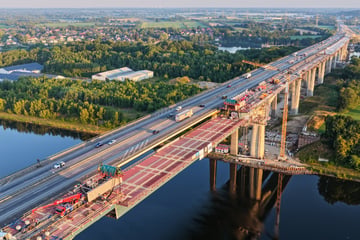 Mega-Baustelle an der A7: Ab wann ist die Rader Hochbrücke wieder befahrbar?