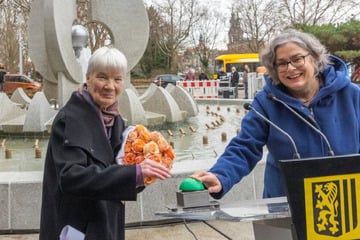 Dresden: Nach fast 25 Jahren: Kracht-Brunnen plätschert endlich wieder
