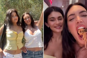 Kylie Jenner and bestie Stassie vlog their Cheesecake Factory day out like "16-year-olds"