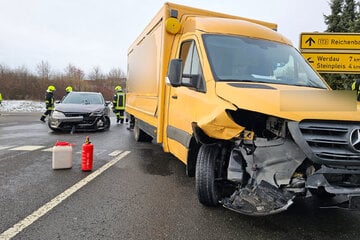Stau im Berufsverkehr: B173 nach Unfall voll gesperrt