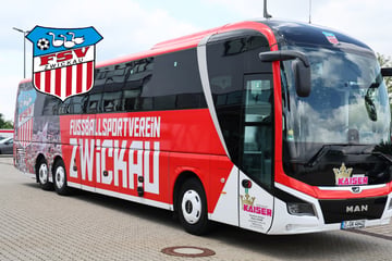 Mit 520 PS durch die Liga! FSV Zwickau gibt mit neuem Mannschaftsbus Gas