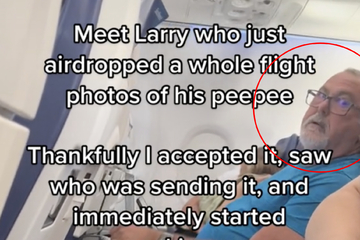 Widerlich: Mann schickt gesamten Flugzeug sein Penis-Bild, auch einem Kind!