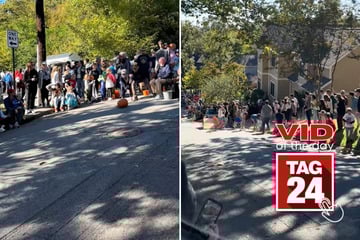 Viral Video of the Day for November 4, 2025: Runaway pumpkin goes rogue, knocks down kid during fall festival