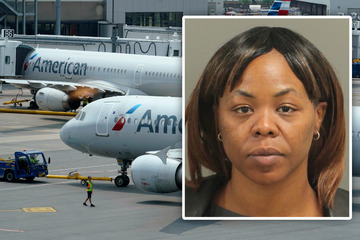 The plane must make an emergency landing!  A woman wants to break into the cockpit for some crazy reason