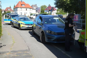 Radfahrerin in Leipzig nach Crash mit Auto verletzt