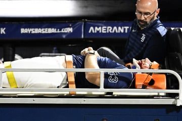 Erschreckende Szene: 170-km/h-Geschoss trifft Baseball-Profi im Gesicht