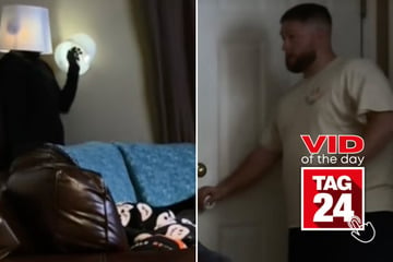 Viral Video of the Day for September 23, 2024: Wife disguises herself as lamp to see if husband notices!