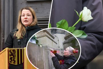 Dresden: Dresdner trotzen der Kälte für bewegendes Gedenken an der Kreuzkirche