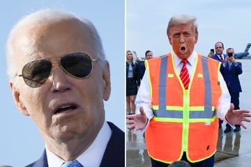 Trump trolls Biden by dressing up as garbage worker during Wisconsin rally