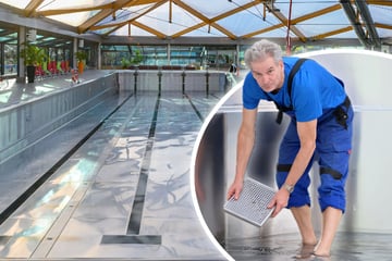 Dresden: Wasser raus! Der Chef zieht im Arnhold-Bad den Stöpsel