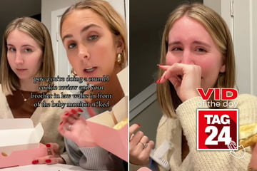 Viral Video of the Day for February 18, 2025: Wild baby monitor surprise interrupts TikTok review!