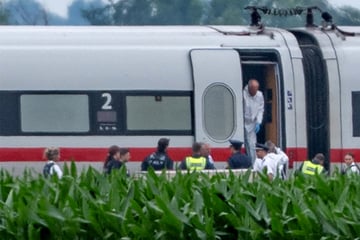 Großeinsatz im ICE: Angreifer mit Axt und Hammer, Fahrgäste überwältigen ihn