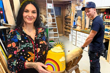 Kinder-Graburnen und Holz-Kunstwerke: Einwohner aus sächsischem 350-Seelen-Dorf packen an