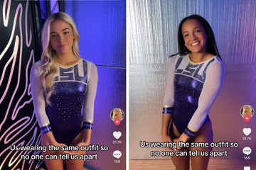 Olivia Dunne hilariously finds her "long-lost twin" in viral TikTok