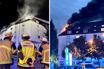 Wohnung im Dachgeschoss brennt lichterloh: Mann stirbt im Flammenmeer