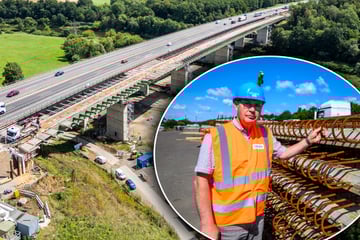 361 Meter lang, viel Stahl und Beton: Diese Riesenbrücke ist nur ein Provisorium