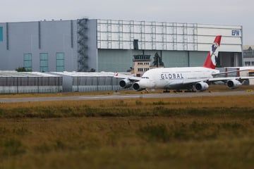 Dresden: Abschied für immer? A380 startet von Dresden in Richtung Frankreich