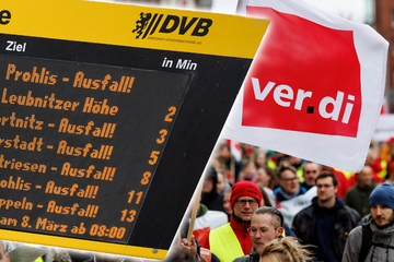 Streik-Montag legt Dresden lahm: Diese Verkehrsmittel sind betroffen