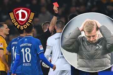 Rot-Zank trübt Dynamo-Sieg: "Schiedsrichter heute das Spiel entschieden"