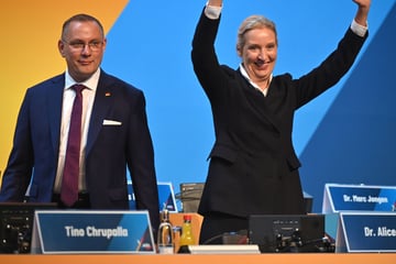 AfD-Bundesparteitag: Weidel und Chrupalla bleiben an Spitze, Höcke will "großartiges Deutschland"