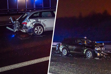 Unfall A8: Mehrere Unfälle auf der A8: Autofahrer fährt Frau über den Fuß!