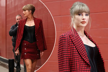 Taylor Swift puts preppy spin on game day fashion as she cheers on Travis Kelce