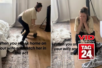 Viral Video of the Day for January 8, 2025: Mom's hilarious "playtime" tactics caught on camera