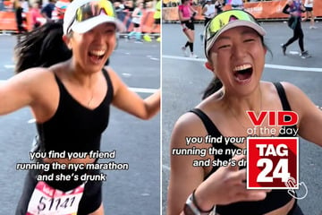 Viral Video of the Day for November 5, 2024: Girl finds her friends at NYC marathon and spills secret: "I'm drunk!"